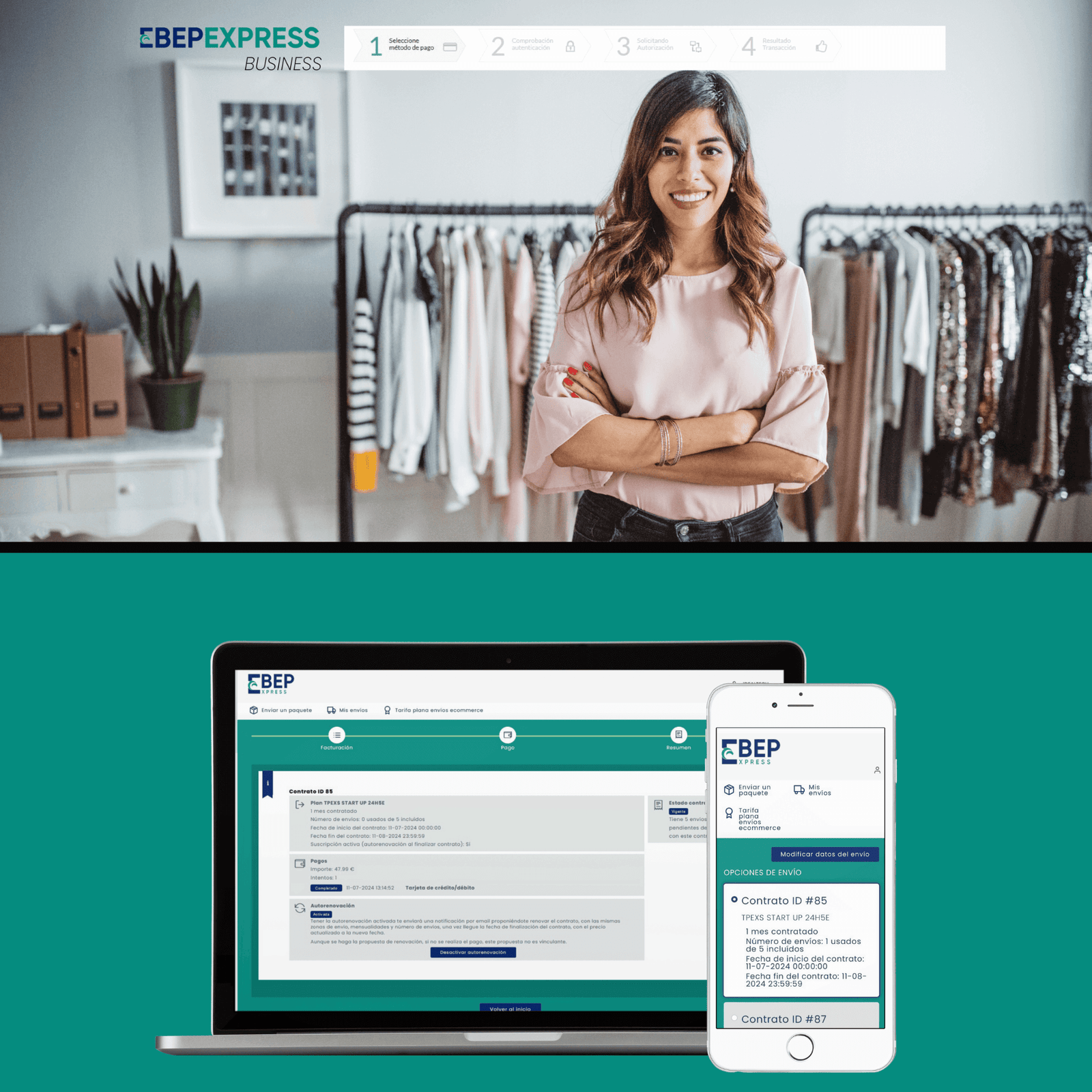 Ecommerce Parcel Delivery EBEP Express